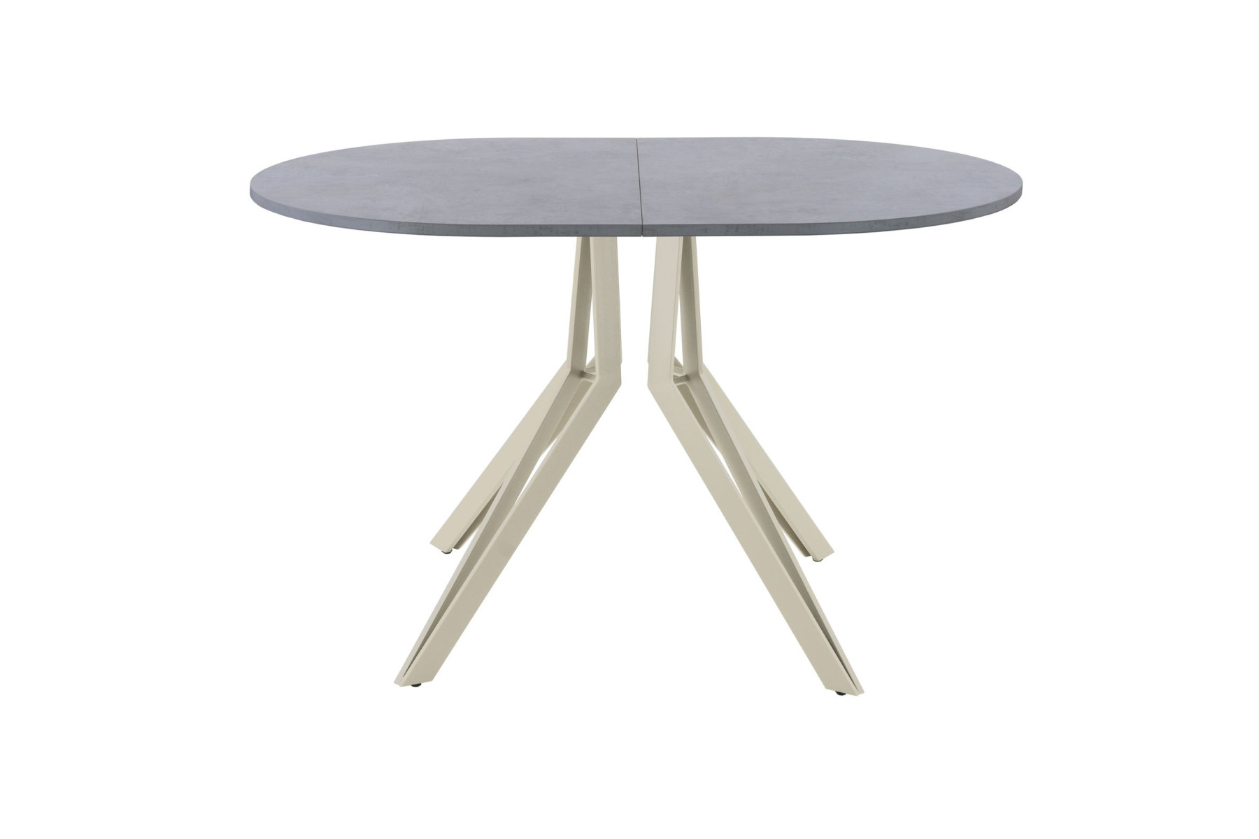 Обеденный стол AMC Elite (серии SLIM) / E21(1200) D3 (бежевый/Бетон Чикаго светло-серый)