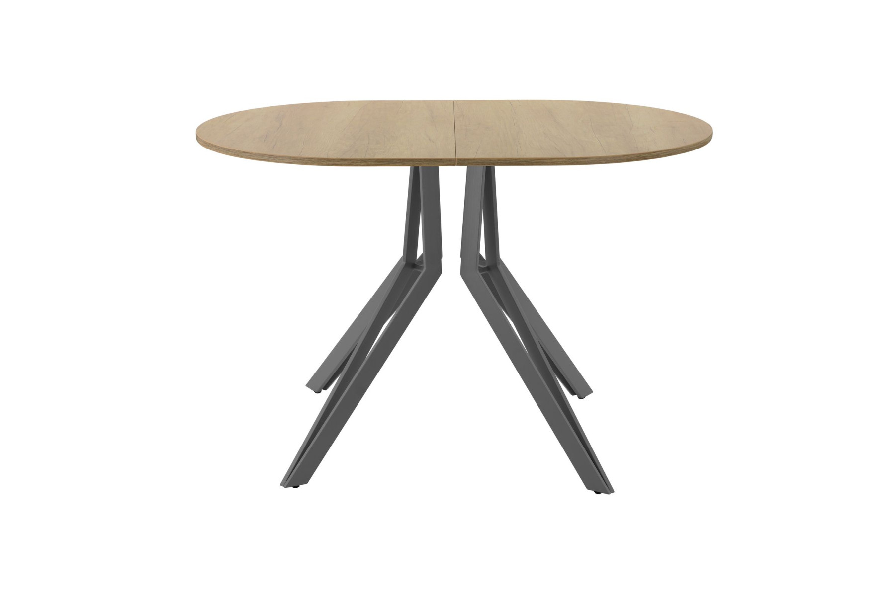 Обеденный стол AMC Elite (серии SLIM) / E21(1200) D3 (графит/Дуб Небраска Натуральный)