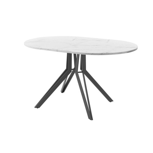 Обеденный стол AMC Elite (серии SLIM) / E21(1200) D3 (графит/Мрамор Кристалл)