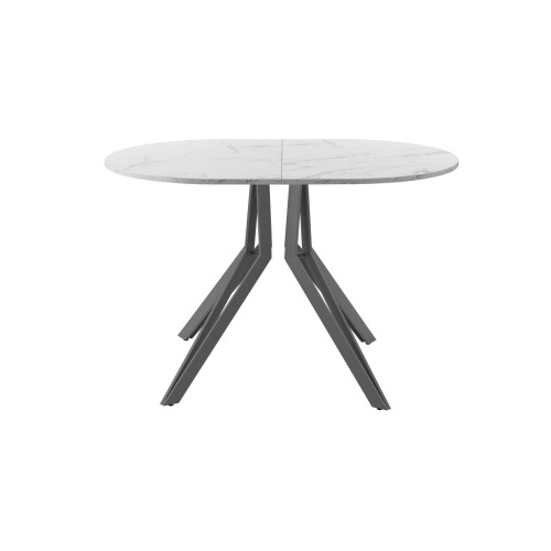 Обеденный стол AMC Elite (серии SLIM) / E21(1200) D3 (графит/Мрамор Кристалл)