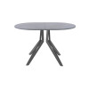 Обеденный стол AMC Elite (серии SLIM) / E21(1100) D3 (графит/Бетон Чикаго светло-серый)