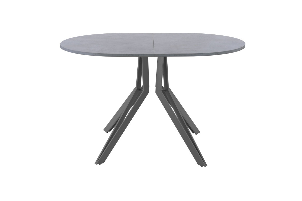 Обеденный стол AMC Elite (серии SLIM) / E21(1100) D3 (графит/Бетон Чикаго светло-серый)