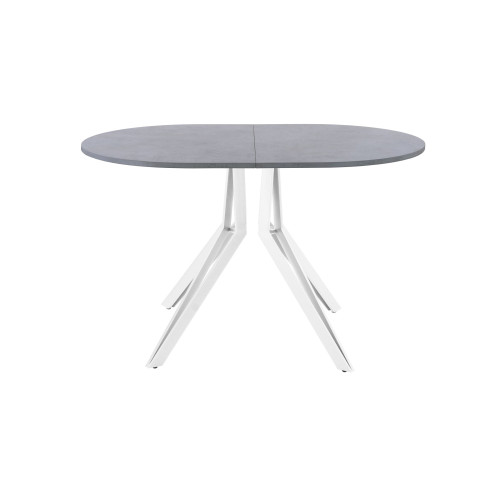Обеденный стол AMC Elite (серии SLIM) / E21(1200) D3 (белый/Бетон Чикаго светло-серый)