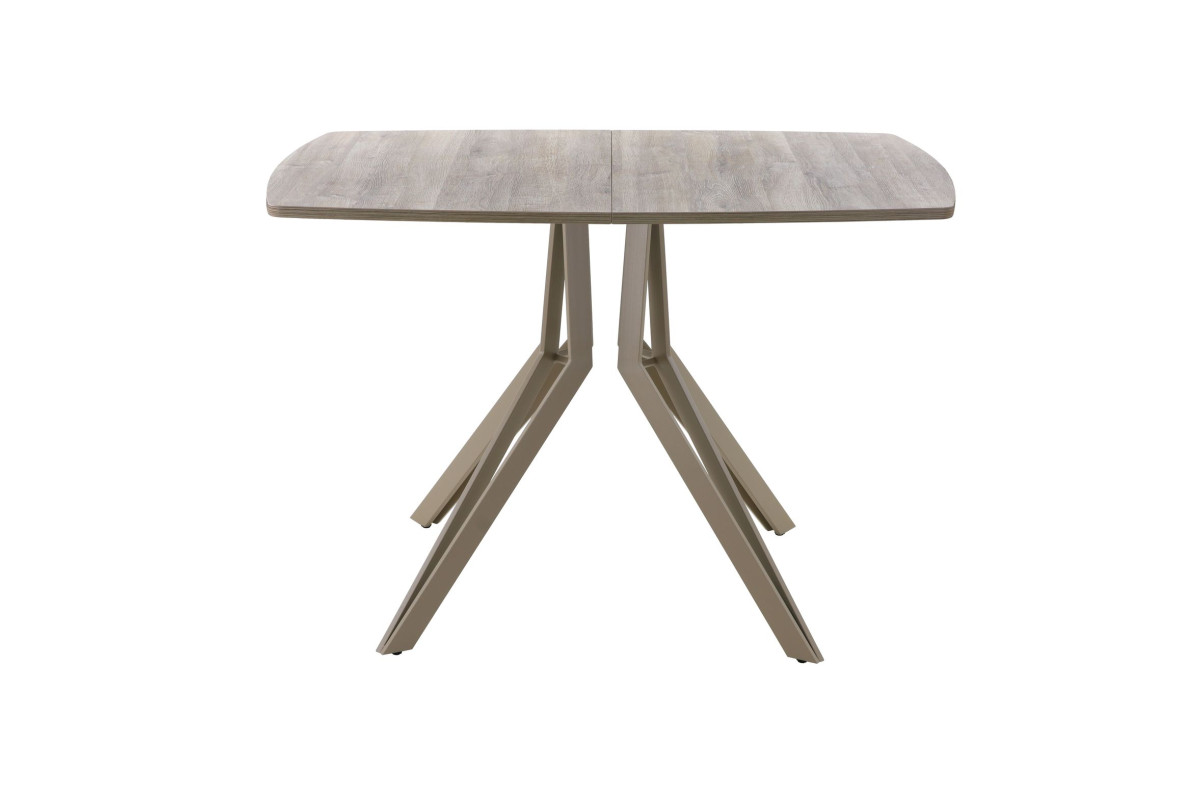 Обеденный стол AMC Elite (серии SLIM) / E21(1200) D6 (капучино/Дуб Уайт-Ривер песочно-бежевый)