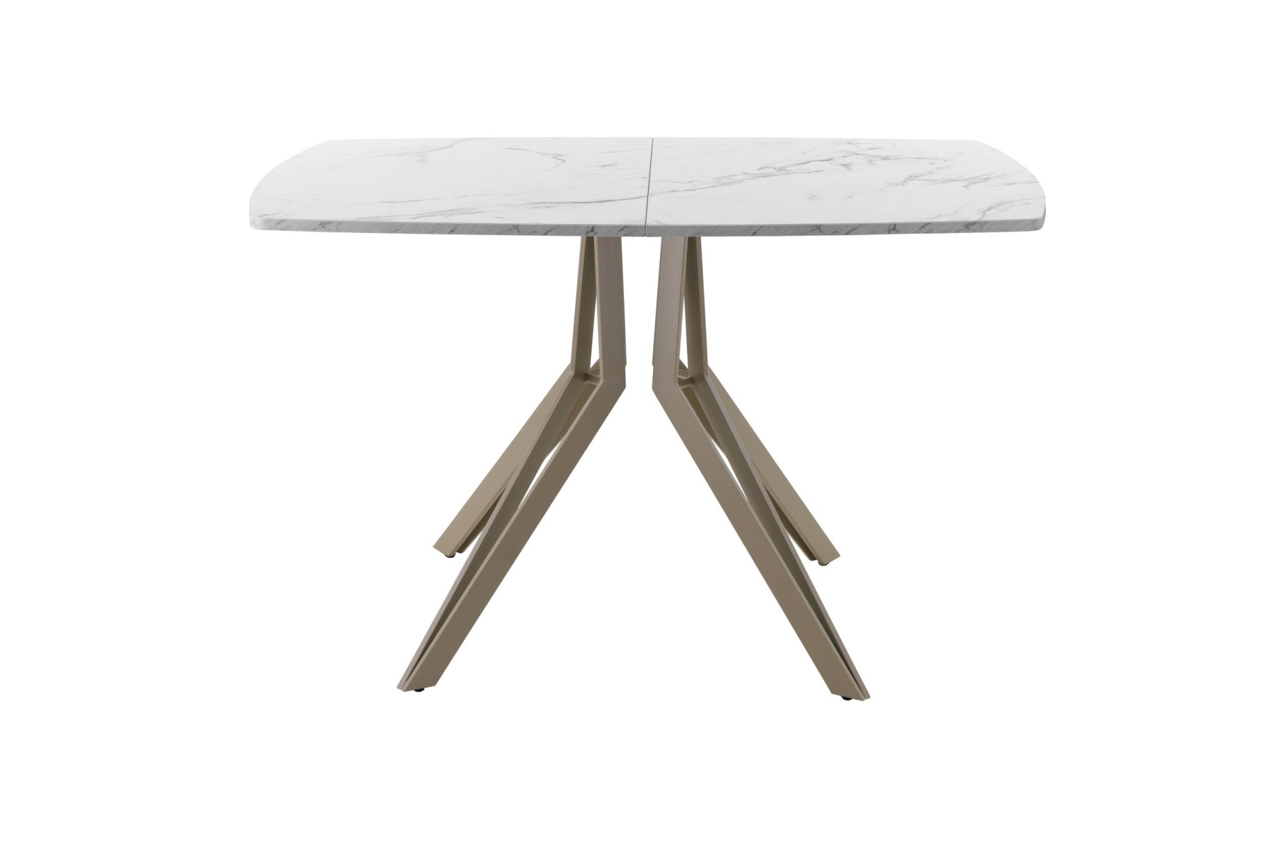 Обеденный стол AMC Elite (серии SLIM) / E21(1100) D6 (капучино/Мрамор Кристалл)