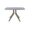 Обеденный стол AMC Elite (серии SLIM) / E21(1100) D6 (капучино/Бетон Чикаго светло-серый)