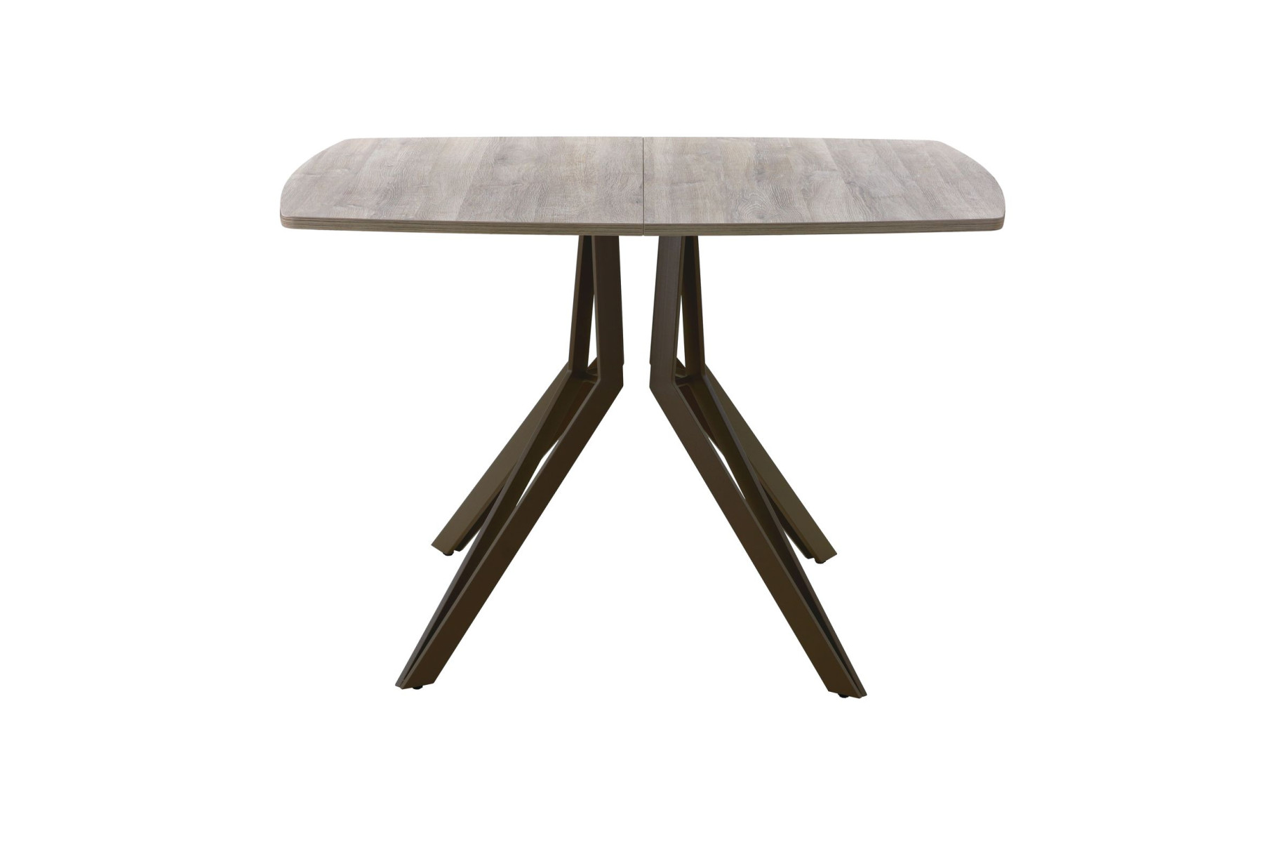 Обеденный стол AMC Elite (серии SLIM) / E21(1100) D6 (коричневый/Дуб Уайт-Ривер песочно-бежевый)