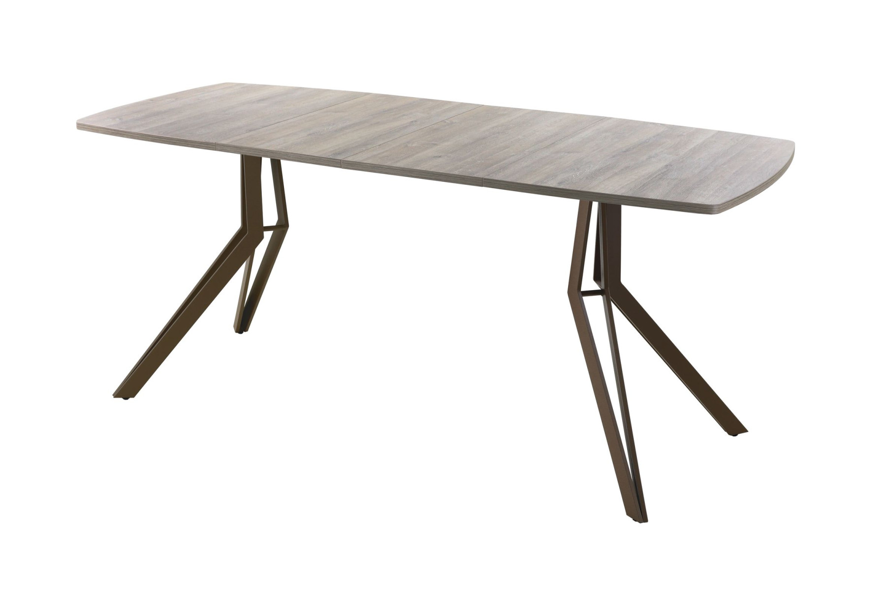 Обеденный стол AMC Elite (серии SLIM) / E21(1100) D6 (коричневый/Дуб Уайт-Ривер песочно-бежевый)