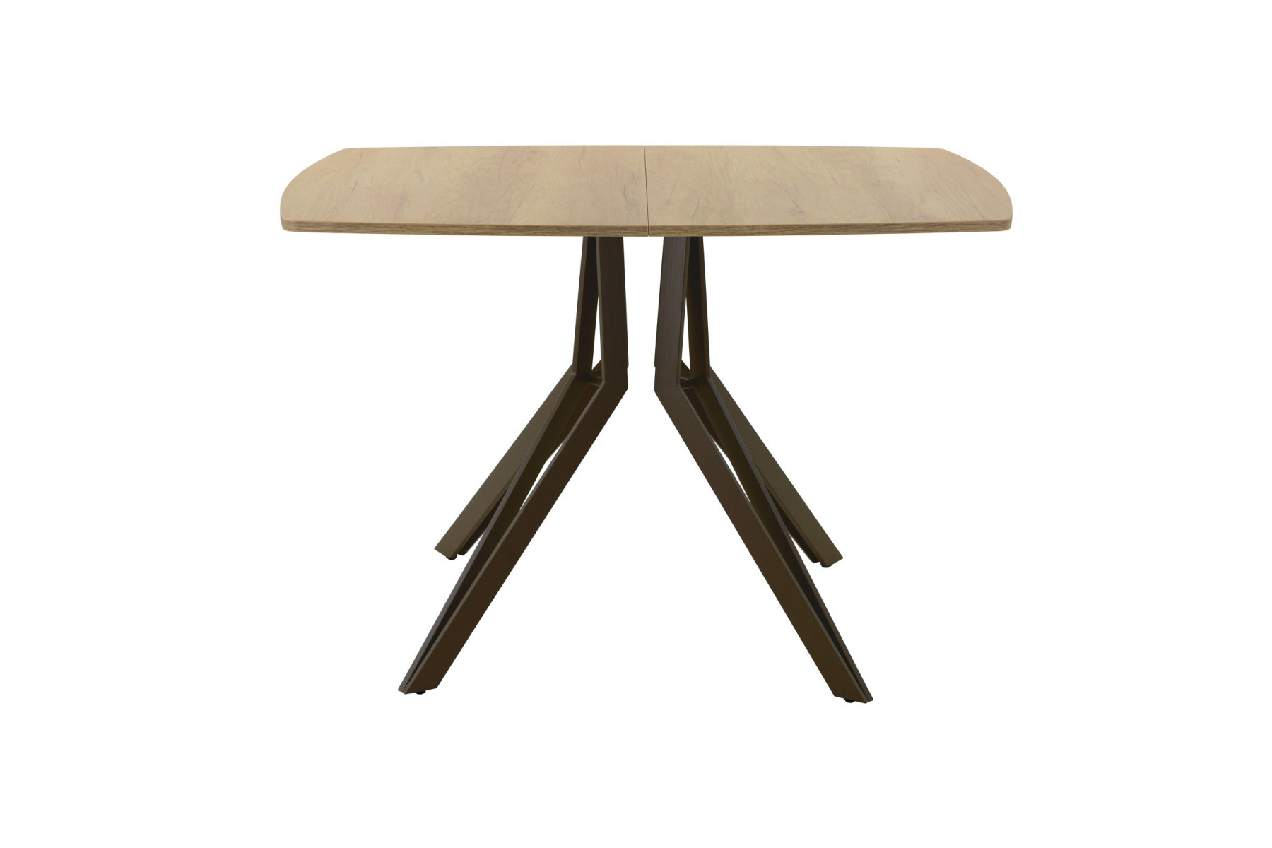 Обеденный стол AMC Elite (серии SLIM) / E21(1100) D6 (коричневый/Дуб Небраска Натуральный)