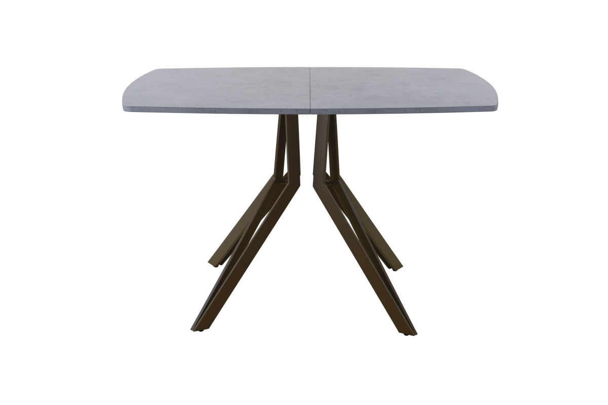 Обеденный стол AMC Elite (серии SLIM) / E21(1200) D6 (коричневый/Бетон Чикаго светло-серый)