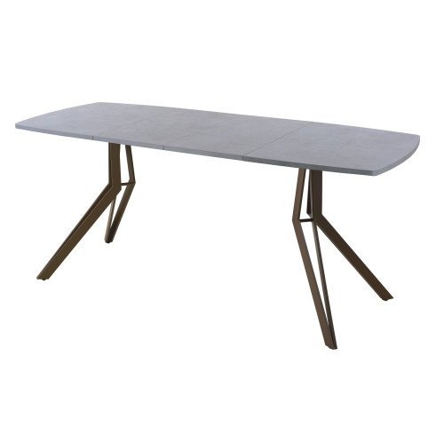 Обеденный стол AMC Elite (серии SLIM) / E21(1200) D6 (коричневый/Бетон Чикаго светло-серый)