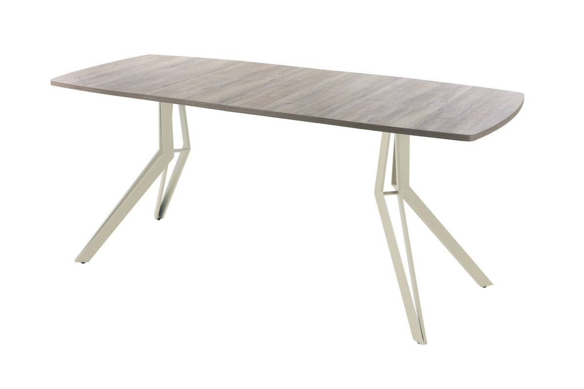 Обеденный стол AMC Elite (серии SLIM) / E21(1200) D6 (бежевый/Дуб Уайт-Ривер песочно-бежевый)