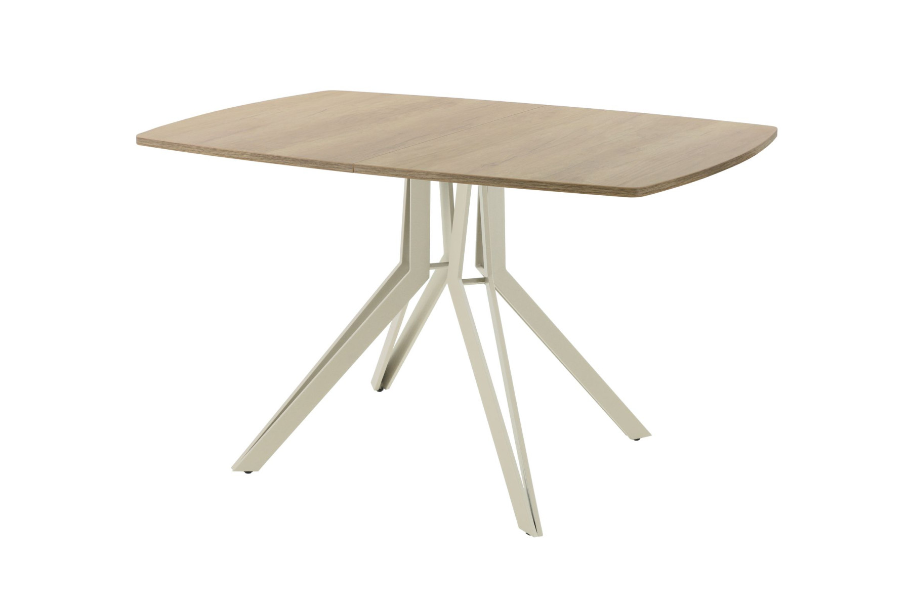 Обеденный стол AMC Elite (серии SLIM) / E21(1200) D6 (бежевый/Дуб Небраска Натуральный)