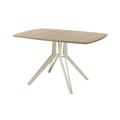 Обеденный стол AMC Elite (серии SLIM) / E21(1200) D6 (бежевый/Дуб Небраска Натуральный)