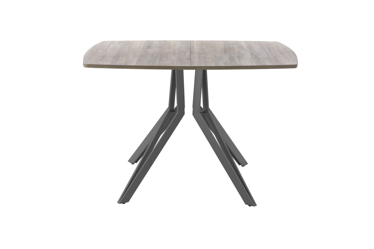 Обеденный стол AMC Elite (серии SLIM) / E21(1200) D6 (графит/Дуб Уайт-Ривер песочно-бежевый)