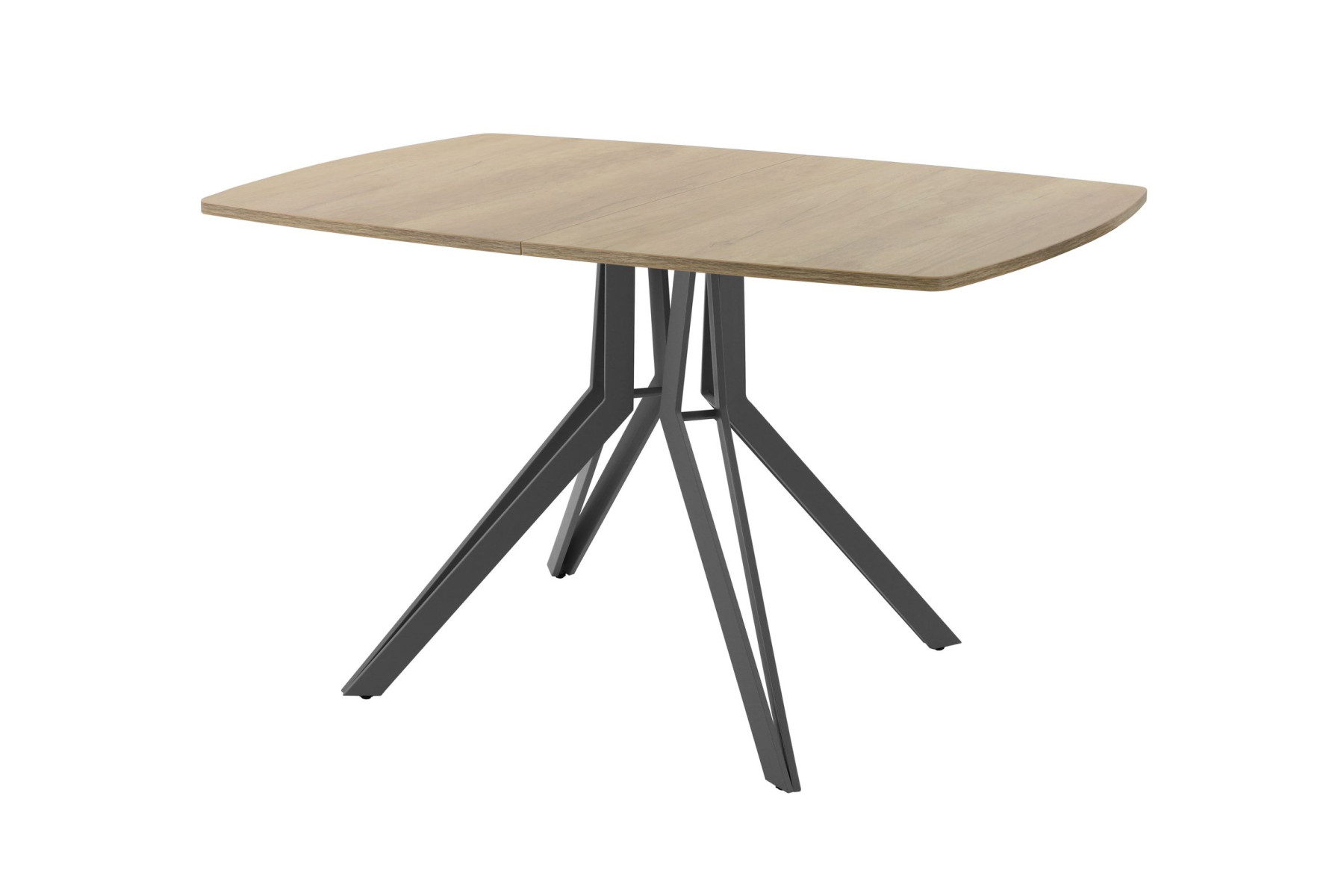 Обеденный стол AMC Elite (серии SLIM) / E21(1100) D6 (графит/Дуб Небраска Натуральный)