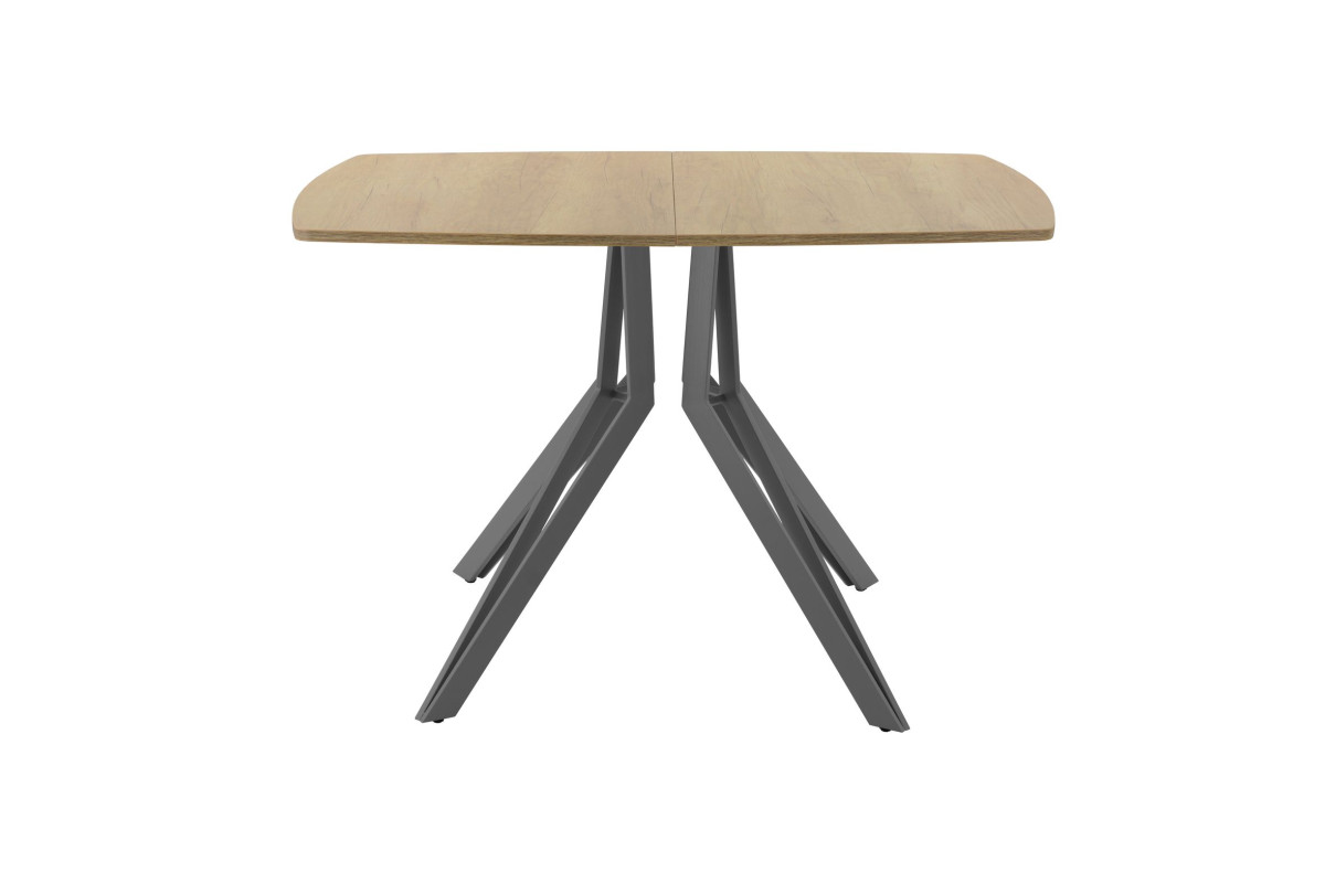 Обеденный стол AMC Elite (серии SLIM) / E21(1200) D6 (графит/Дуб Небраска Натуральный)