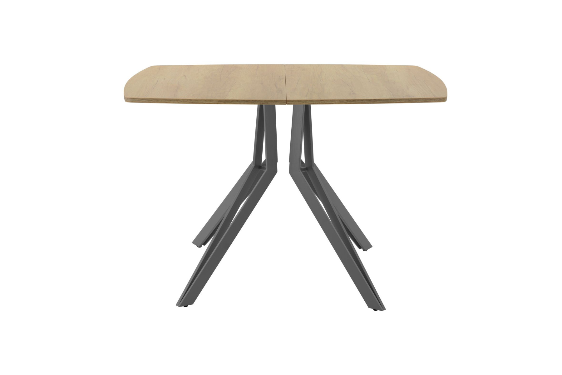 Обеденный стол AMC Elite (серии SLIM) / E21(1100) D6 (графит/Дуб Небраска Натуральный)