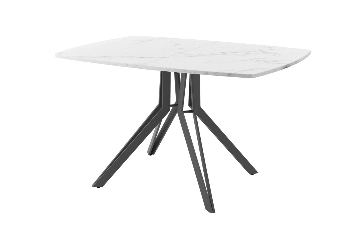 Обеденный стол AMC Elite (серии SLIM) / E21(1200) D6 (графит/Мрамор Кристалл)