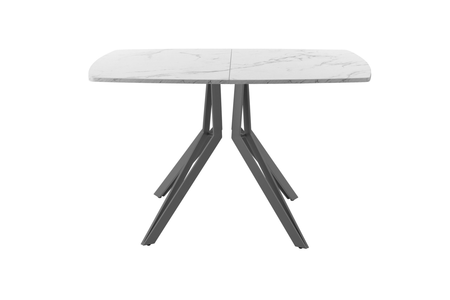 Обеденный стол AMC Elite (серии SLIM) / E21(1200) D6 (графит/Мрамор Кристалл)