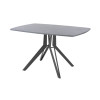 Обеденный стол AMC Elite (серии SLIM) / E21(1100) D6 (графит/Бетон Чикаго светло-серый)