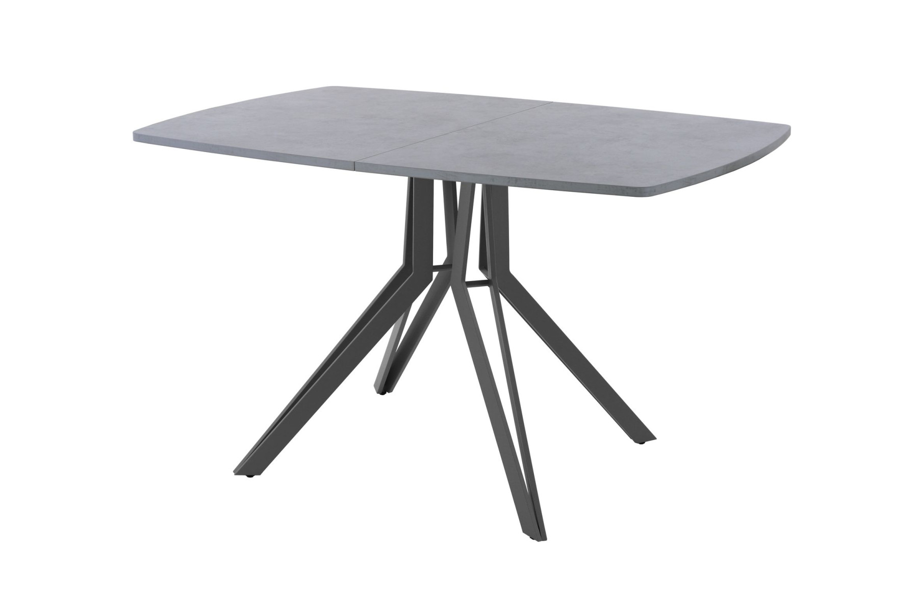 Обеденный стол AMC Elite (серии SLIM) / E21(1100) D6 (графит/Бетон Чикаго светло-серый)