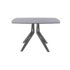 Обеденный стол AMC Elite (серии SLIM) / E21(1100) D6 (графит/Бетон Чикаго светло-серый)