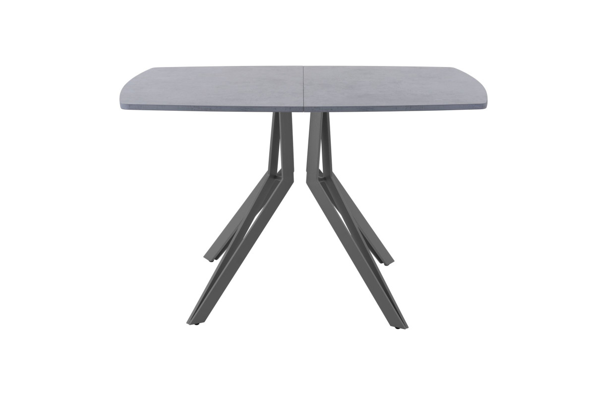 Обеденный стол AMC Elite (серии SLIM) / E21(1100) D6 (графит/Бетон Чикаго светло-серый)