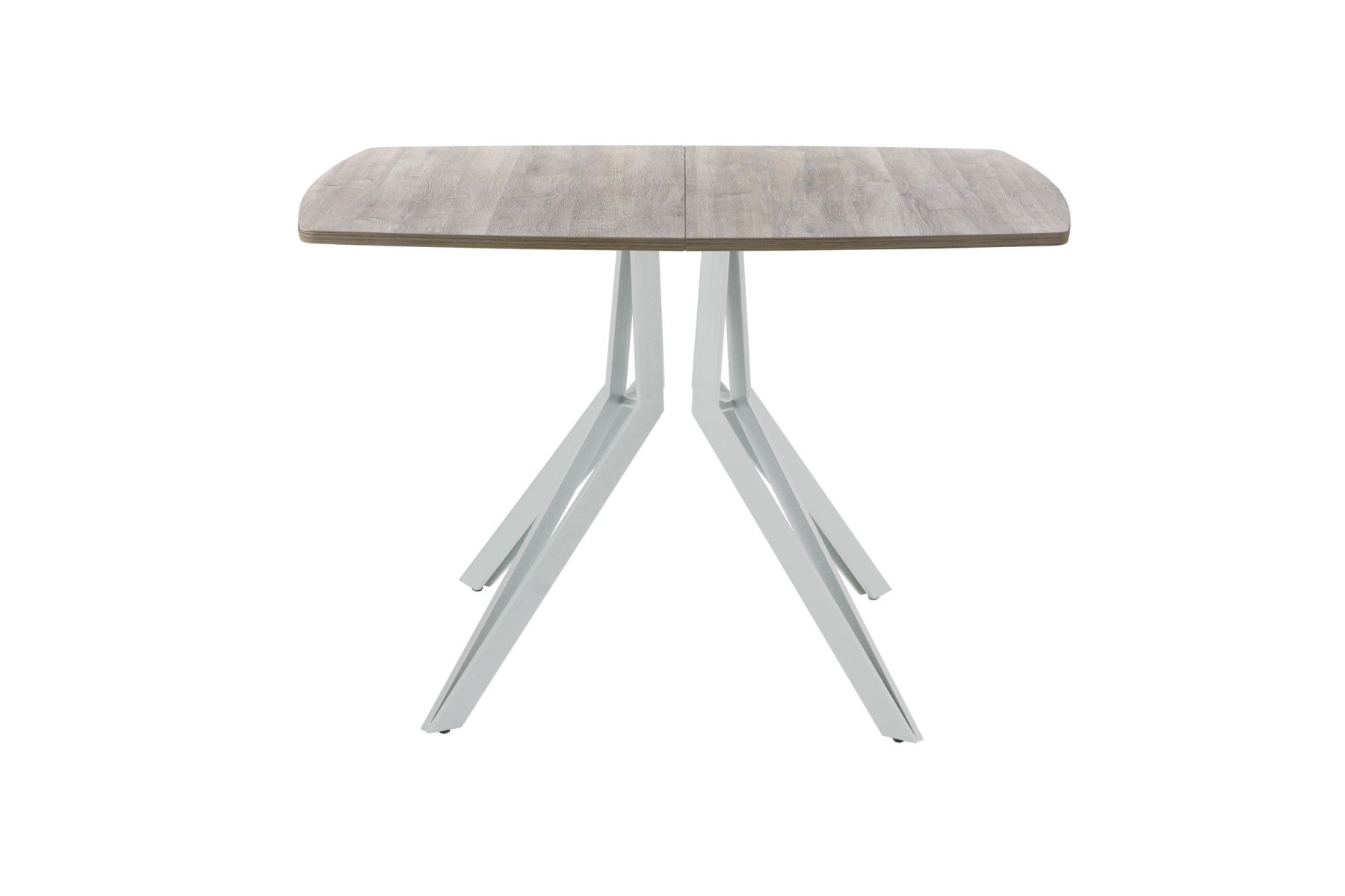 Обеденный стол AMC Elite (серии SLIM) / E21(1200) D6 (серебро/Дуб Уайт-Ривер песочно-бежевый)