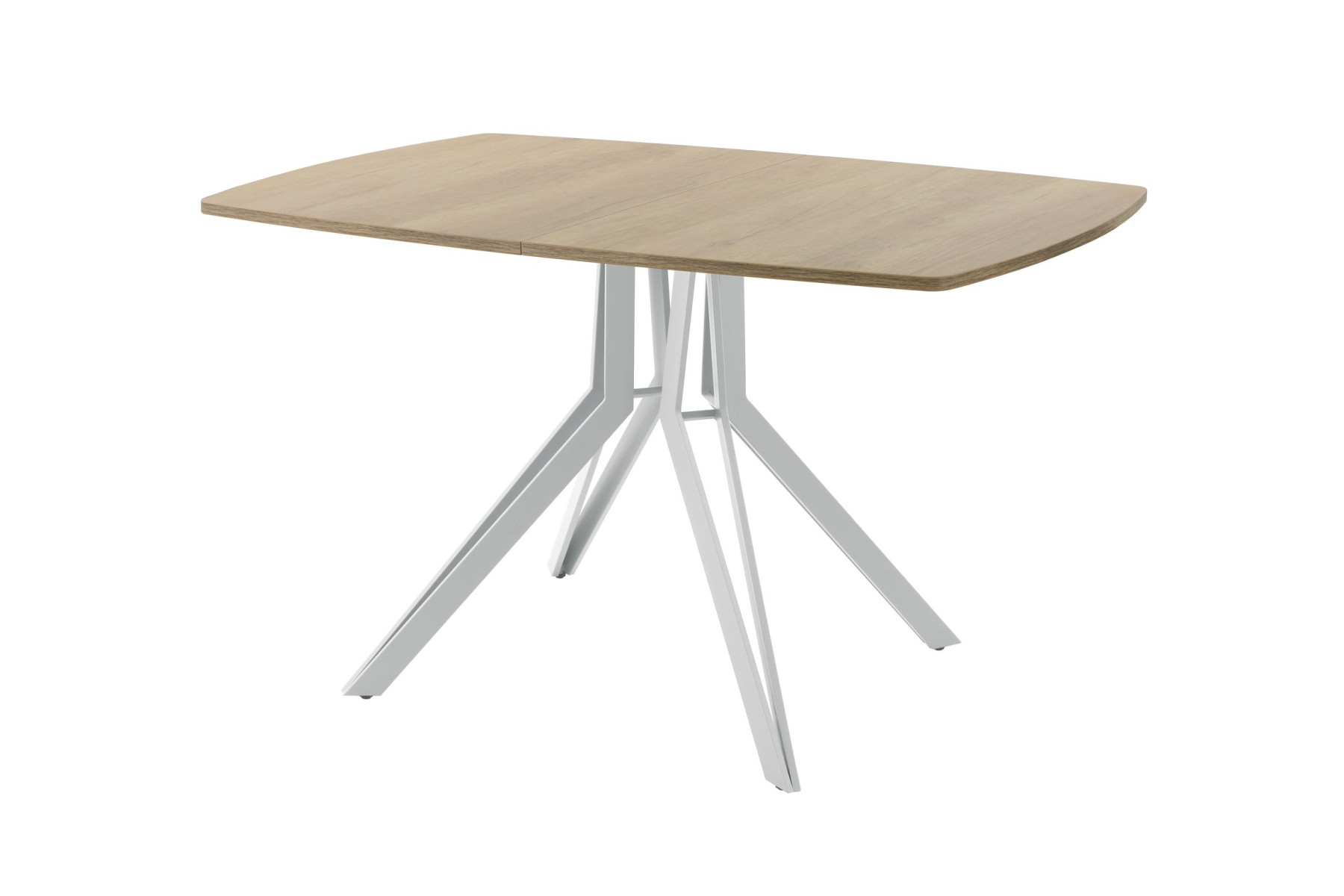 Обеденный стол AMC Elite (серии SLIM) / E21(1100) D6 (серебро/Дуб Небраска Натуральный)