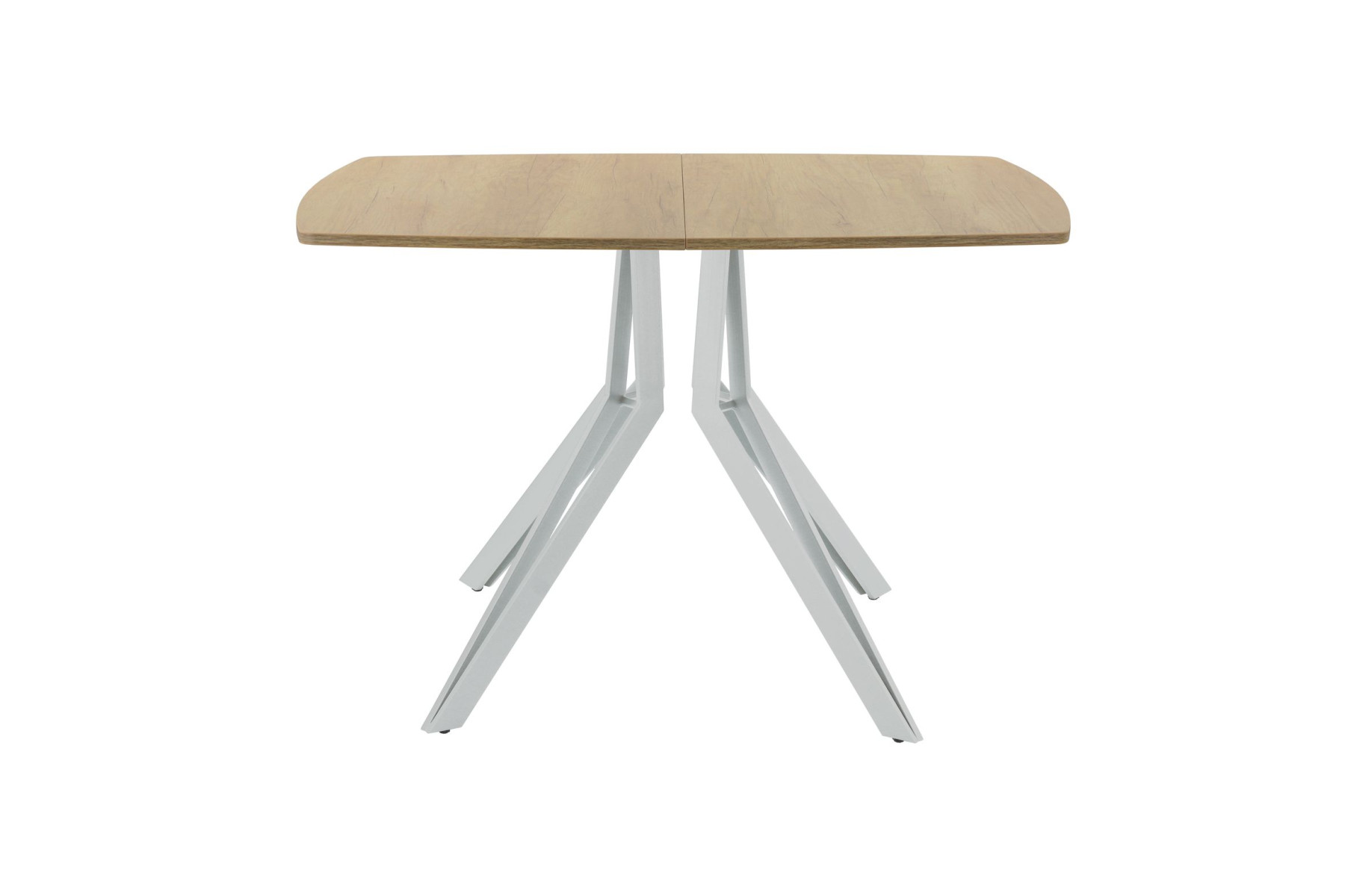 Обеденный стол AMC Elite (серии SLIM) / E21(1100) D6 (серебро/Дуб Небраска Натуральный)