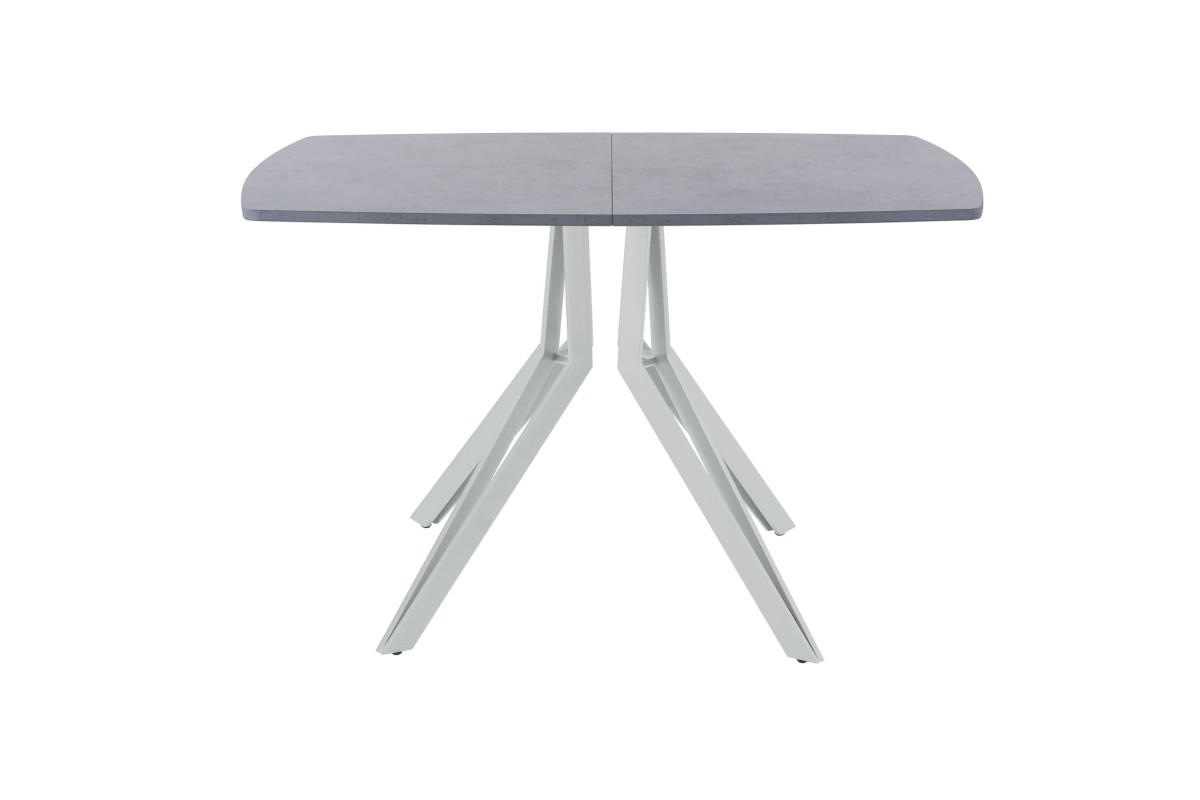Обеденный стол AMC Elite (серии SLIM) / E21(1100) D6 (серебро/Бетон Чикаго светло-серый)