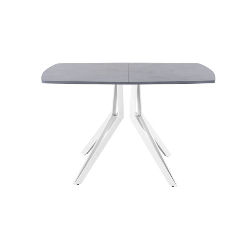 Обеденный стол AMC Elite (серии SLIM) / E21(1100) D6 (белый/Бетон Чикаго светло-серый)