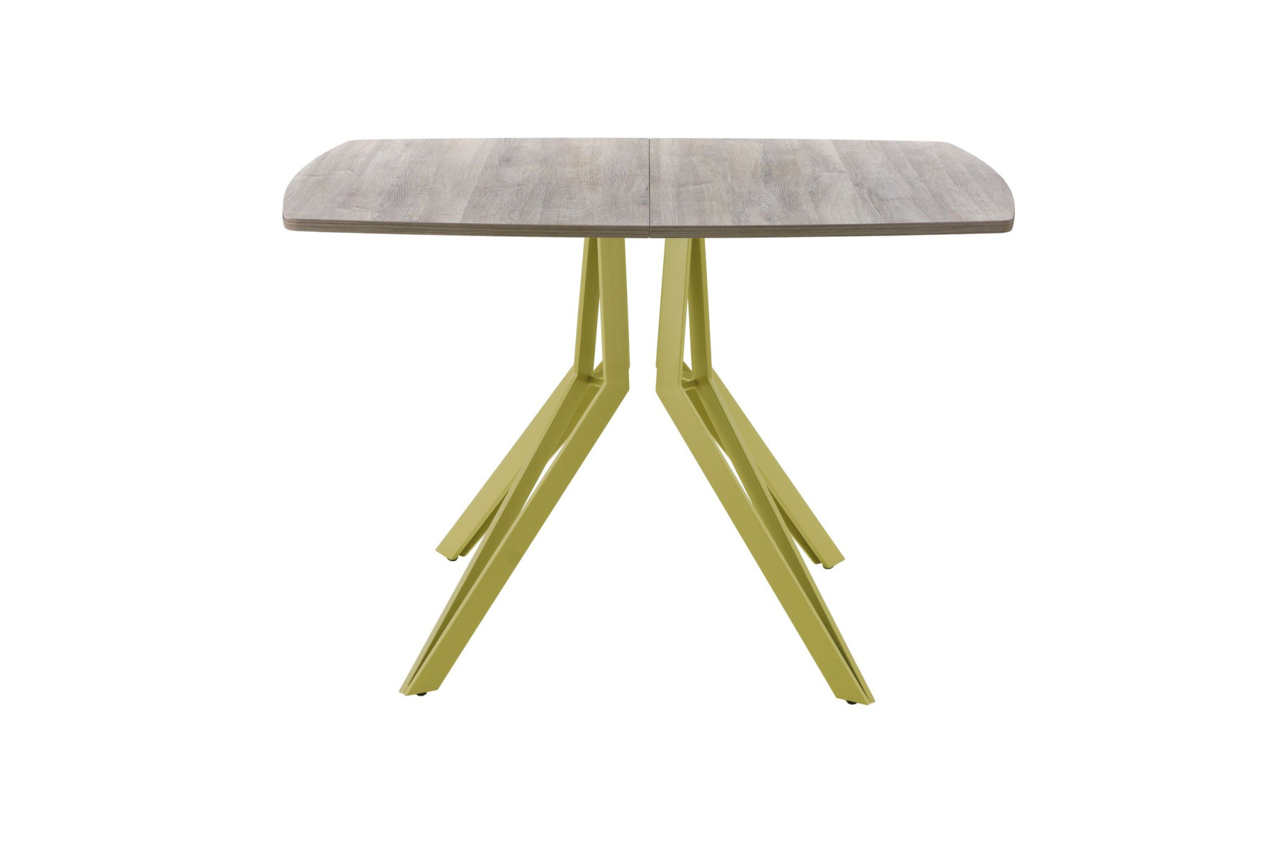 Обеденный стол AMC Elite (серии SLIM) / E21(1200) D6 (золото/Дуб Уайт-Ривер песочно-бежевый)