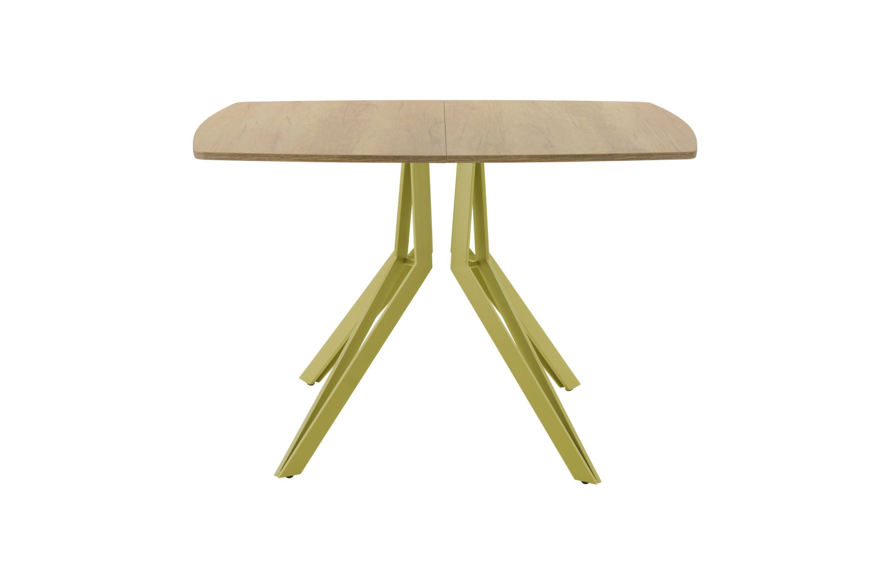 Обеденный стол AMC Elite (серии SLIM) / E21(1100) D6 (золото/Дуб Небраска Натуральный)