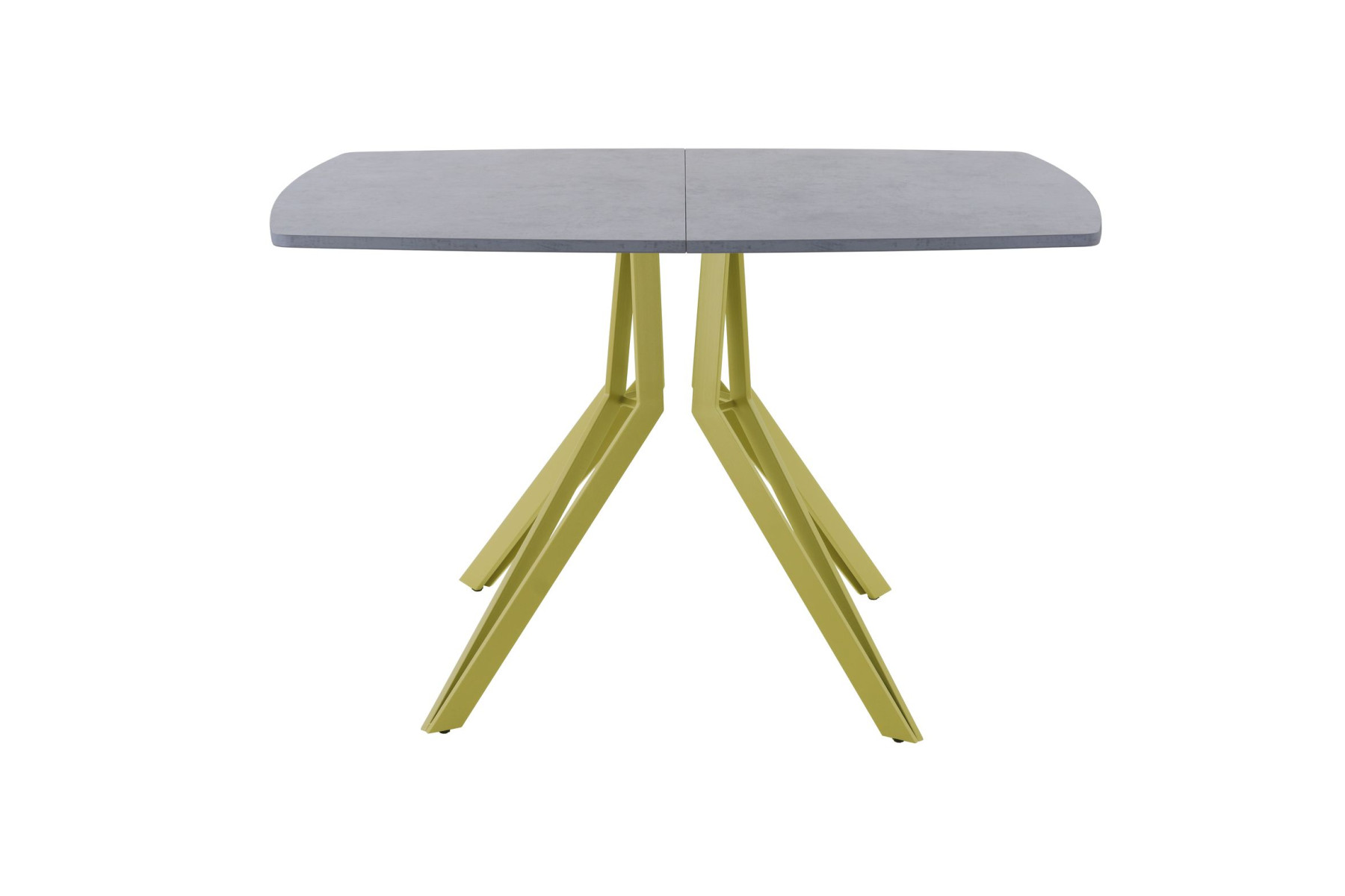 Обеденный стол AMC Elite (серии SLIM) / E21(1200) D6 (золото/Бетон Чикаго светло-серый)