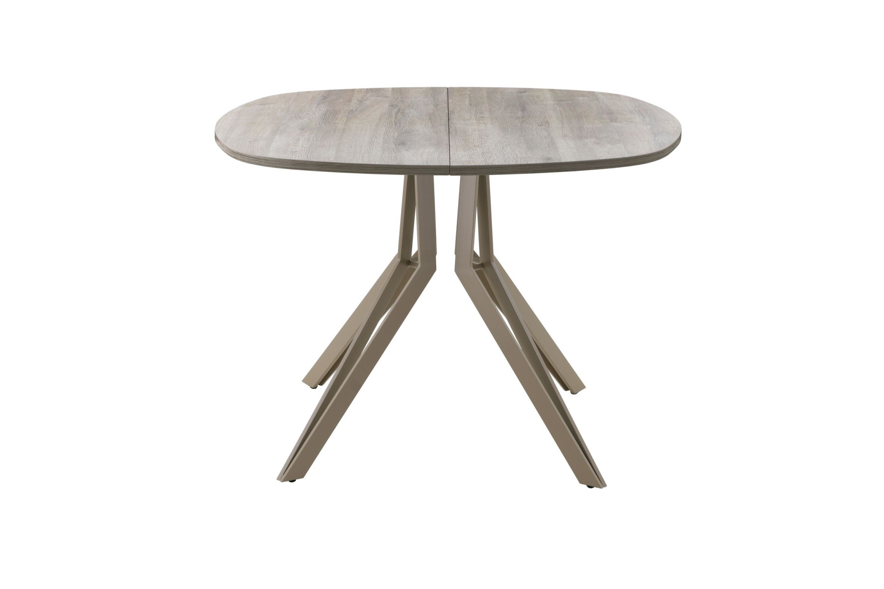 Обеденный стол AMC Elite (серии SLIM) / E21(800) D7 (капучино/Дуб Уайт-Ривер песочно-бежевый)