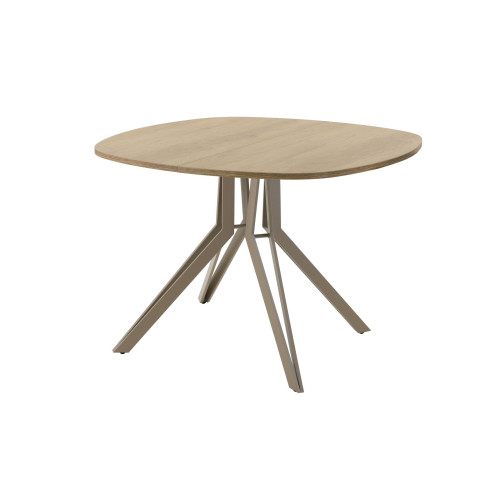 Обеденный стол AMC Elite (серии SLIM) / E21(800) D7 (капучино/Дуб Небраска Натуральный)