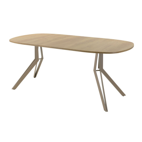 Обеденный стол AMC Elite (серии SLIM) / E21(800) D7 (капучино/Дуб Небраска Натуральный)
