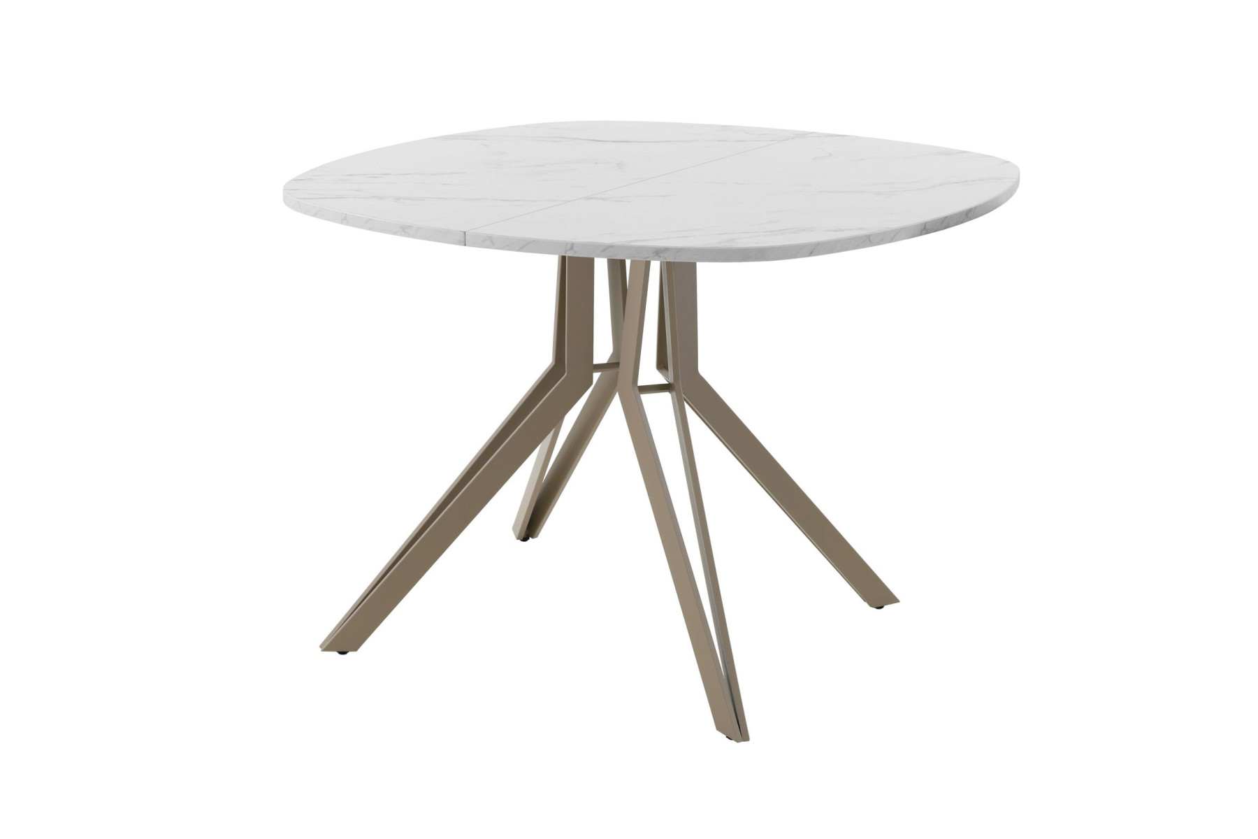 Обеденный стол AMC Elite (серии SLIM) / E21(900) D7 (капучино/Мрамор Кристалл)