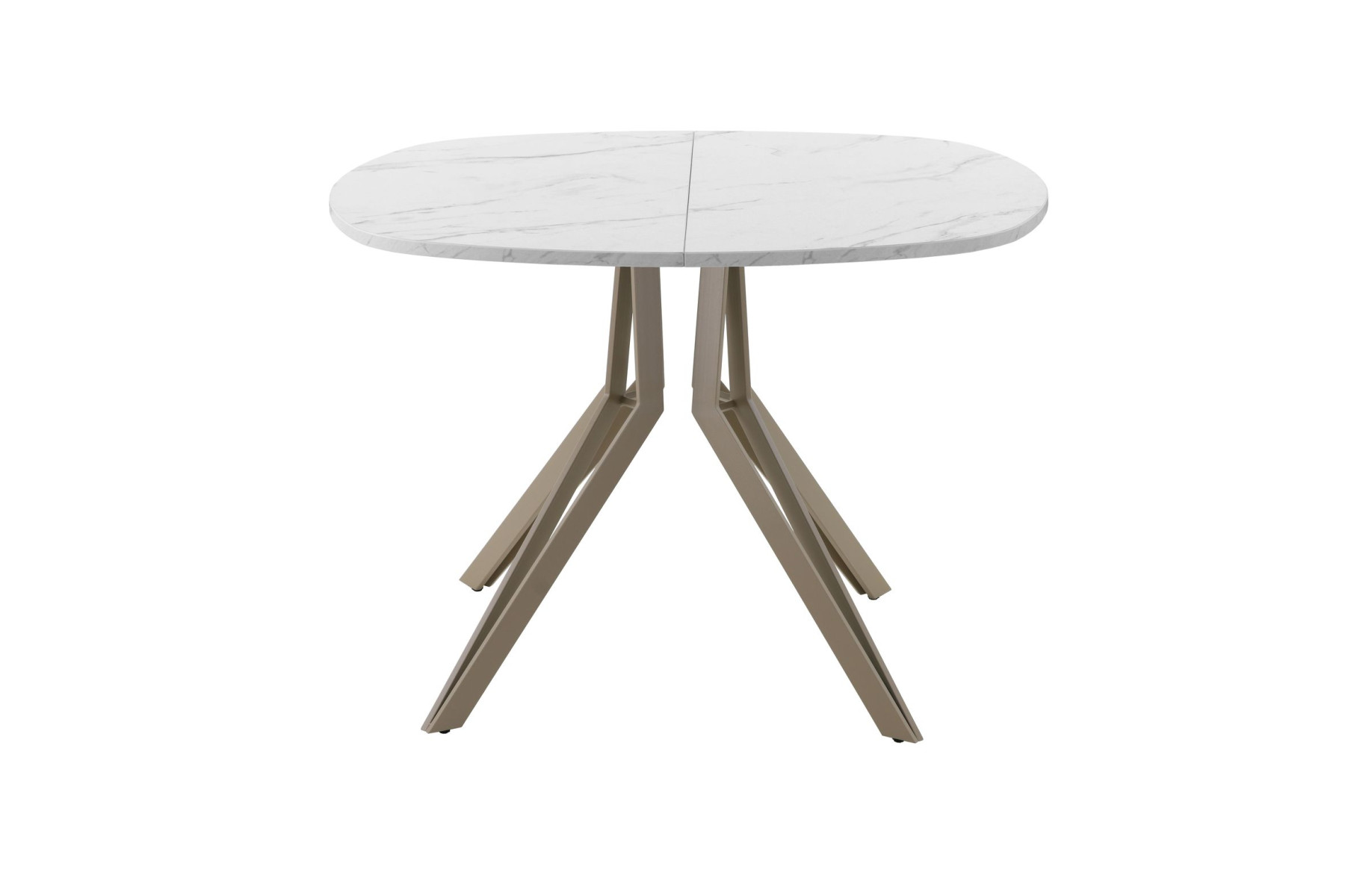 Обеденный стол AMC Elite (серии SLIM) / E21(900) D7 (капучино/Мрамор Кристалл)