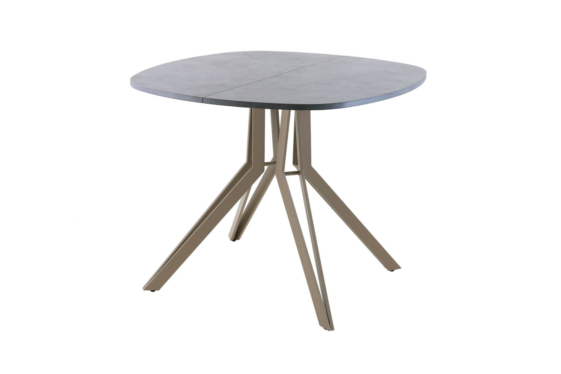 Обеденный стол AMC Elite (серии SLIM) / E21(900) D7 (капучино/Бетон Чикаго светло-серый)