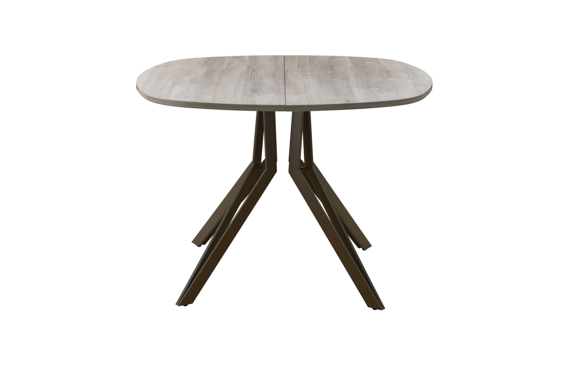 Обеденный стол AMC Elite (серии SLIM) / E21(900) D7 (коричневый/Дуб Уайт-Ривер песочно-бежевый)