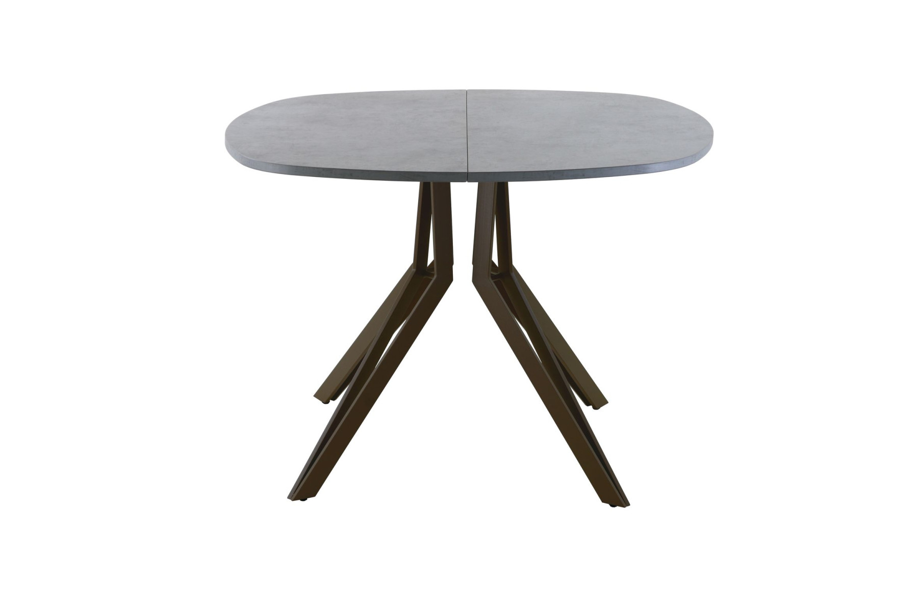 Обеденный стол AMC Elite (серии SLIM) / E21(900) D7 (коричневый/Бетон Чикаго светло-серый)