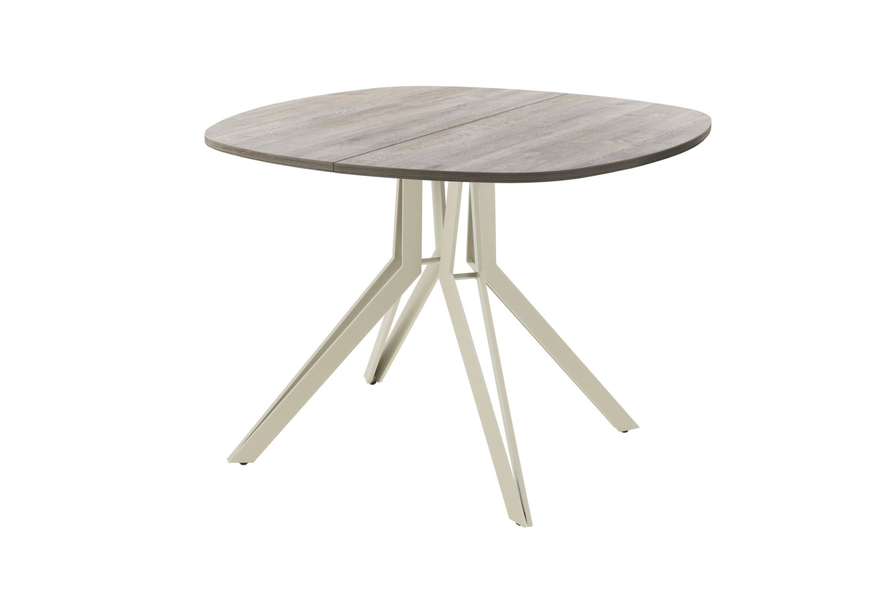 Обеденный стол AMC Elite (серии SLIM) / E21(800) D7 (бежевый/Дуб Уайт-Ривер песочно-бежевый)