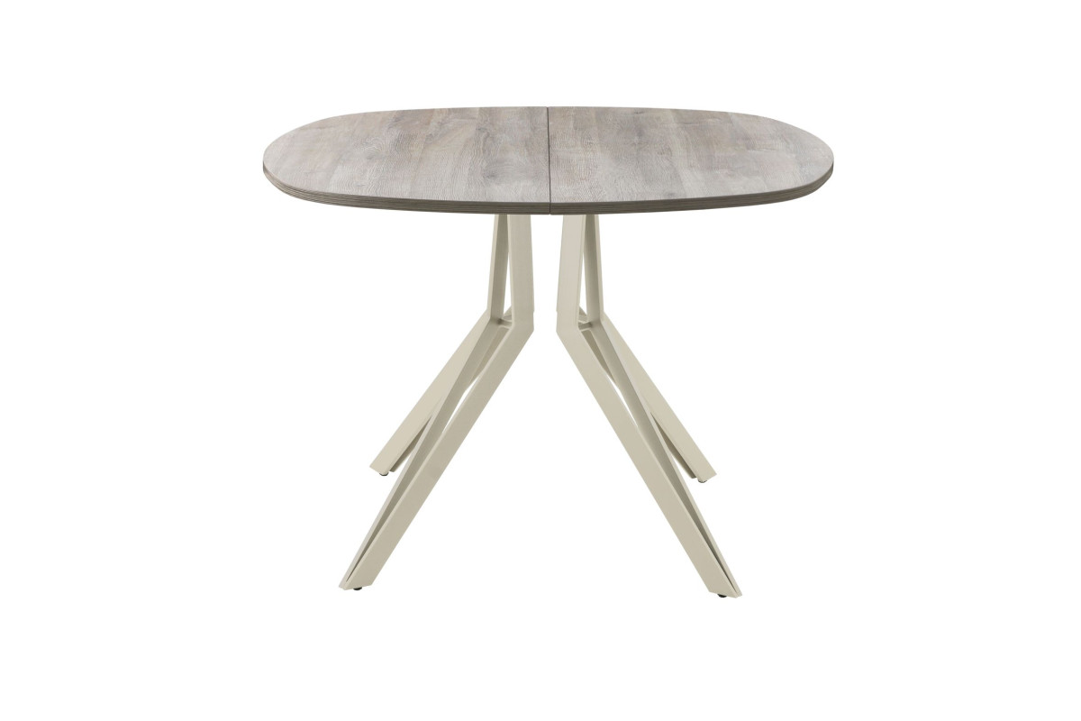 Обеденный стол AMC Elite (серии SLIM) / E21(800) D7 (бежевый/Дуб Уайт-Ривер песочно-бежевый)