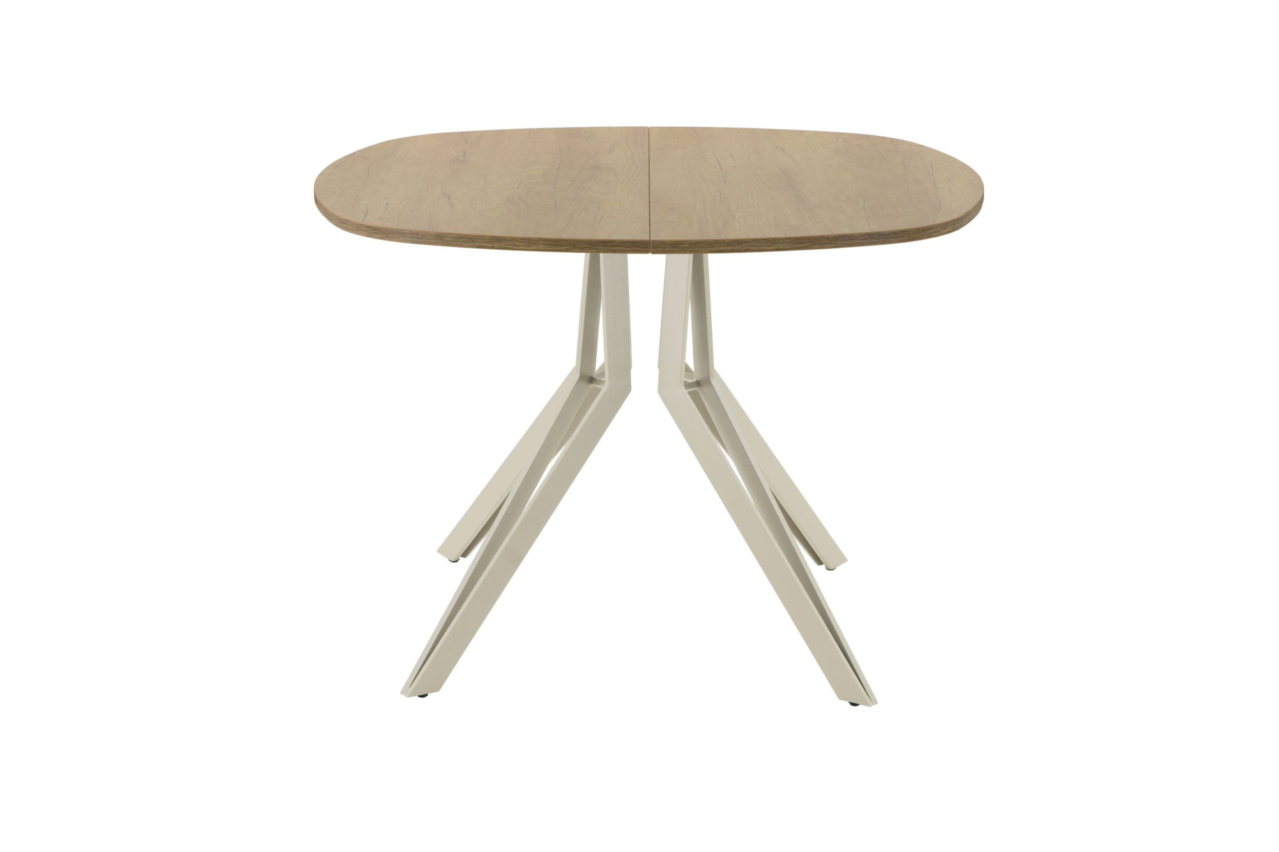 Обеденный стол AMC Elite (серии SLIM) / E21(800) D7 (бежевый/Дуб Небраска Натуральный)