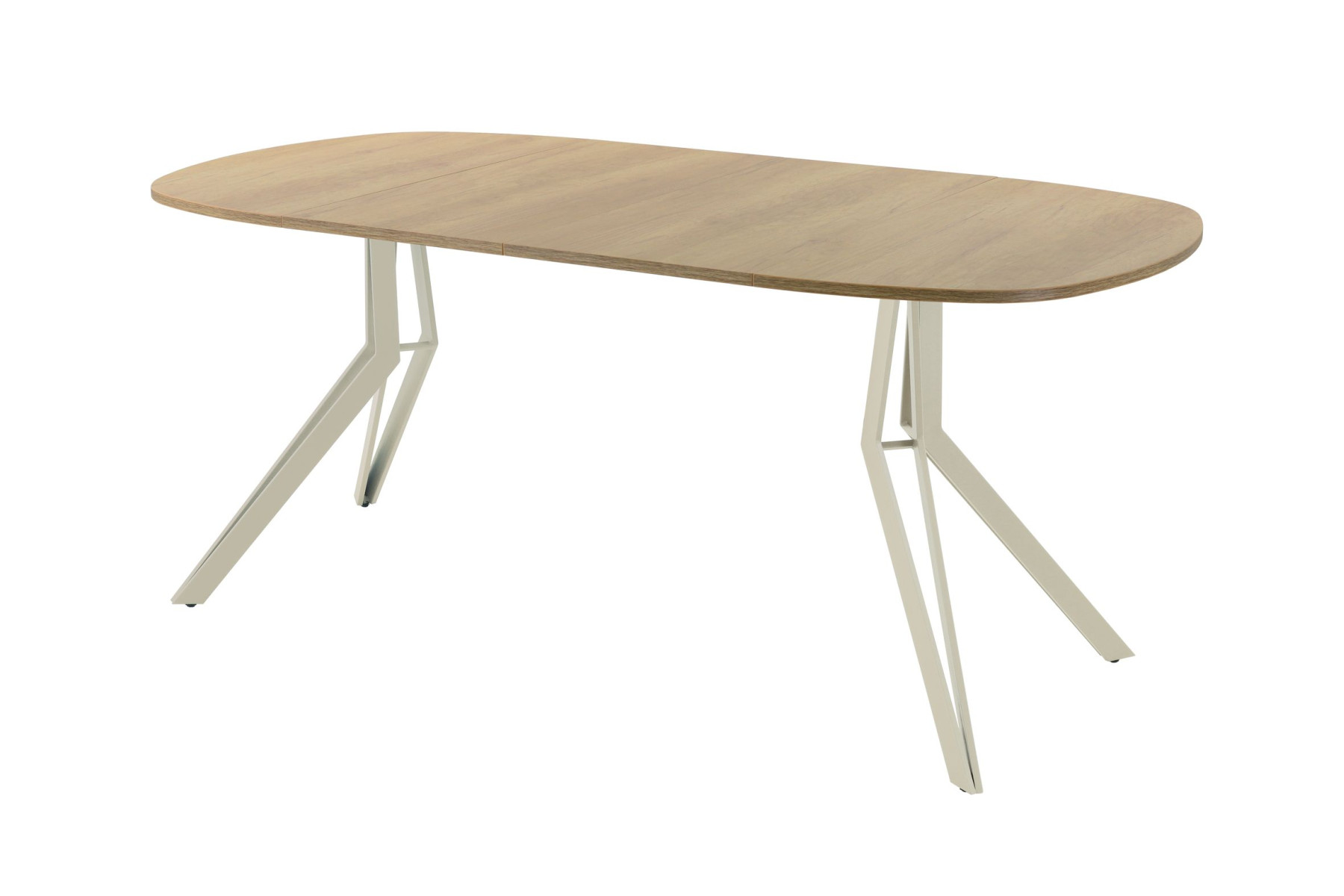 Обеденный стол AMC Elite (серии SLIM) / E21(800) D7 (бежевый/Дуб Небраска Натуральный)