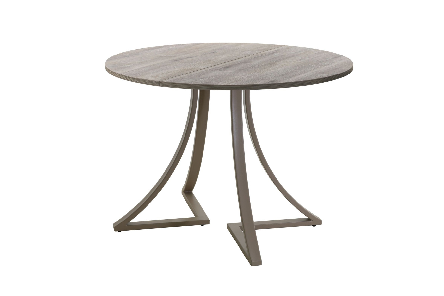 Обеденный стол AMC Elite (серии SLIM) / E24(800) D1 (капучино/Дуб Уайт-Ривер песочно-бежевый)