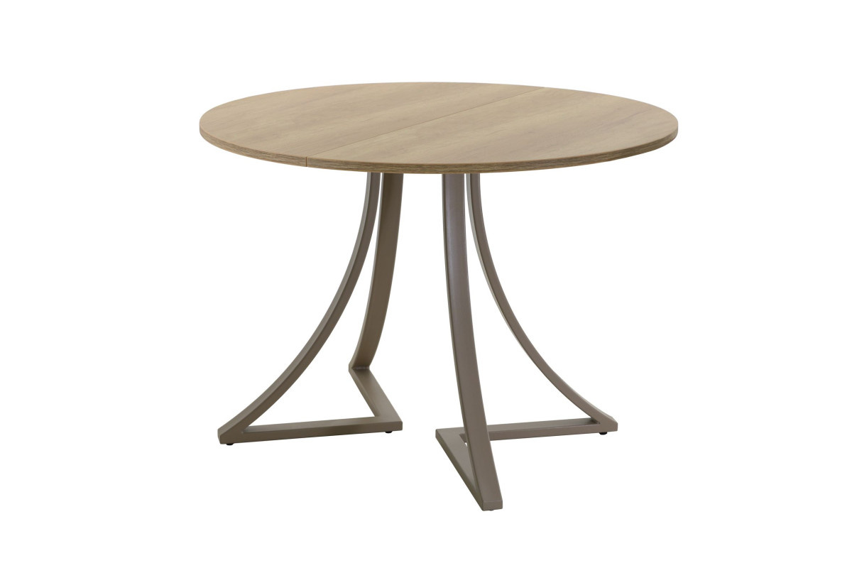 Обеденный стол AMC Elite (серии SLIM) / E24(800) D1 (капучино/Дуб Небраска Натуральный)